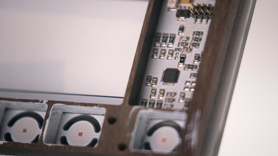 Electronic behind the HMI | EVYTRA Electronics, behind the control panel