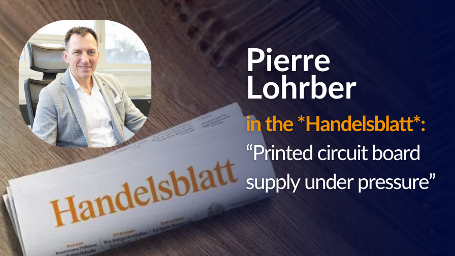 PCB supply under pressure: EVYTRA in the *Handelsblatt*