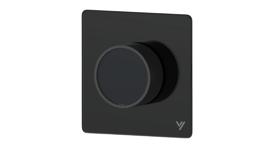 rotary dimmer black | EVYTRA Light switch rotary dimmer black