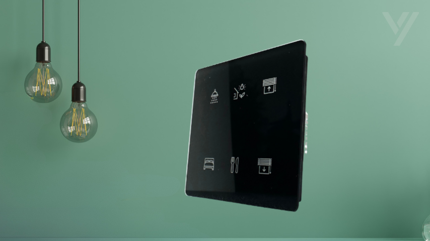 Glass Switch | EVYTRA Glass SWITCH in black