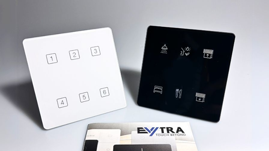 SWITCHES flush mount | EVYTRA SWITCHES in black or white