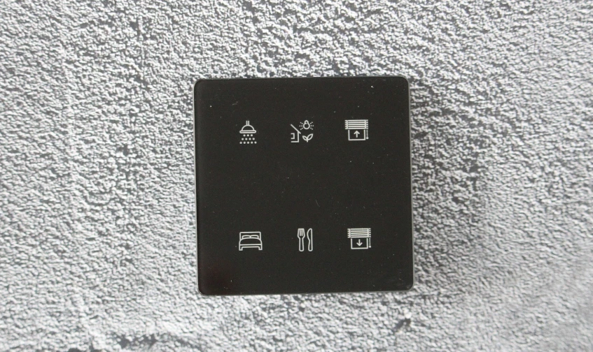 SWITCH flush mount | EVYTRA Glasschalter mit 6 tasten